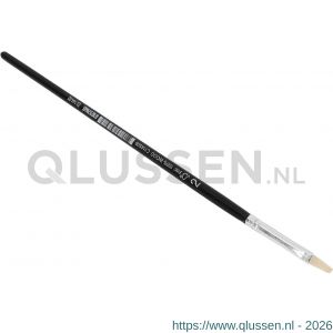Copenhagen Pro universeel penseel maat 02 wit Chinees varkenshaar FSC zwart gelakte houten steel 23.144.02