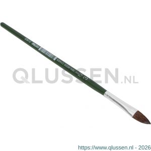Copenhagen Pro autolakpenseel maat 3 Pony haar FSC groen gelakte houten steel 23.149.02