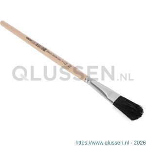 Copenhagen Pro rijwielpenseel maat 12 zwart Chinees varkenshaar FSC ongelakte houten steel 23.149.30