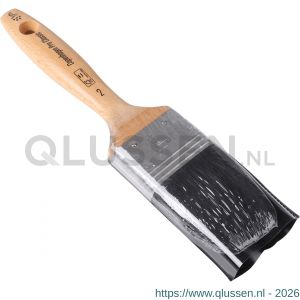 Copenhagen Pro Classic platte kwast 5* maat 2 zwart Chinees varkenshaar FSC houten steel 23.202.20
