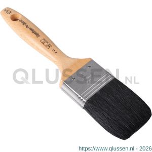 Copenhagen Pro Classic platte kwast 5* maat 2 zwart Chinees varkenshaar FSC houten steel 23.202.20