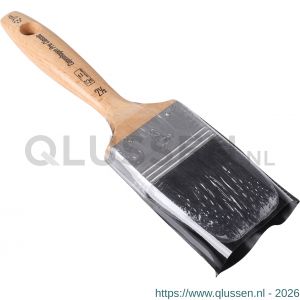 Copenhagen Pro Classic platte kwast 5* maat 2.5 zwart Chinees varkenshaar FSC houten steel 23.202.25
