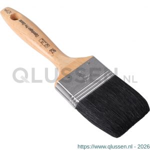 Copenhagen Pro Classic platte kwast 5* maat 2.5 zwart Chinees varkenshaar FSC houten steel 23.202.25