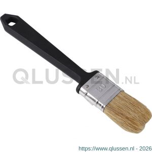 Copenhagen Pro wegwerp platte kwast maat 30 wit Chinees varkenshaar kunststof steel 23.205.30