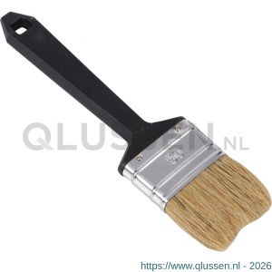 Copenhagen Pro wegwerp platte kwast maat 50 wit Chinees varkenshaar kunststof steel 23.205.50