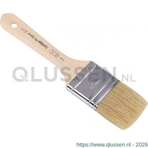 Copenhagen Pro 2 componenten platte kwast 5* maat 2 wit Chinees varkenshaar FSC houten steel 23.206.20