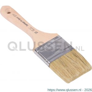 Copenhagen Pro 2 componenten platte kwast 5* maat 2.5 wit Chinees varkenshaar FSC houten steel 23.206.25