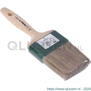 Copenhagen Pro beits platte kwast 5* maat 3.5 synthetisch haar FSC houten steel 23.207.35