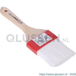 Copenhagen Pro lijm-olie platte kwast 5* maat 2 synthetisch haar FSC houten steel 23.210.20