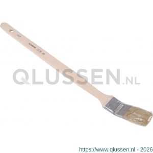 Copenhagen Pro radiatorkwast 5* maat 1.5 wit Chinees varkenshaar FSC houten steel 23.222.15