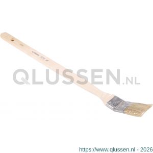 Copenhagen Pro radiatorkwast 4* maat 1.5 wit Chinees varkenshaar FSC houten steel 23.223.15