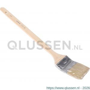Copenhagen Pro radiatorkwast 4* maat 2.5 wit Chinees varkenshaar FSC houten steel 23.223.25