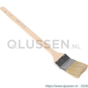 Copenhagen Pro radiatorkwast 4* maat 2.5 wit Chinees varkenshaar FSC houten steel 23.223.25