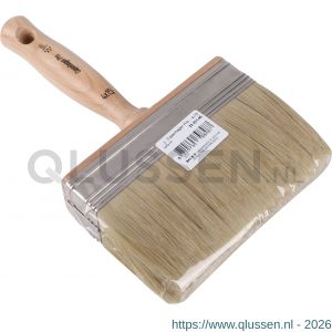 Copenhagen Pro classic blokwitter 5* maat 4x15 wit Chinees varkenshaar mix houten steel 23.231.45
