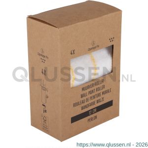 Copenhagen Pro Perlon muurverfroller 5* 12 cm 12 mm vacht dubbel dik set 4 stuks 23.300.24