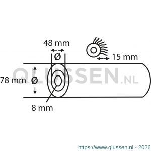 Copenhagen Pro TopTex muurverfroller 5* 18 cm 15 mm vacht 23.300.46