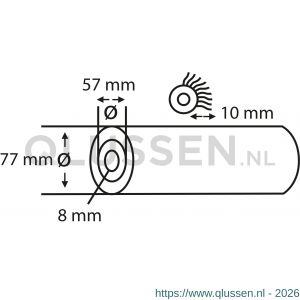 Copenhagen Pro FinGrey muurverfroller 5* 18 cm 10 mm vacht 23.300.86