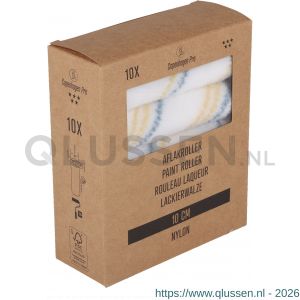 Copenhagen Pro nylon aflakroller 5* 10 cm 6 mm vacht set 10 stuks 23.310.02
