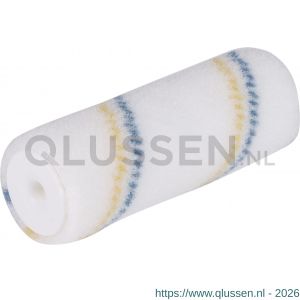 Copenhagen Pro nylon aflakroller 5* 12 cm 6 mm vacht dubbel dik set 4 stuks 23.310.04