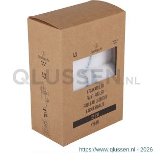 Copenhagen Pro nylon aflakroller 5* 12 cm 11 mm vacht dubbel dik set 4 stuks 23.310.14