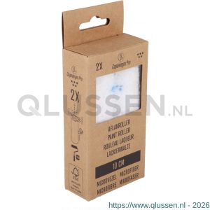 Copenhagen Pro microvezel aflakroller 5* 10 cm 9 mm vacht set 2 stuks 23.310.23