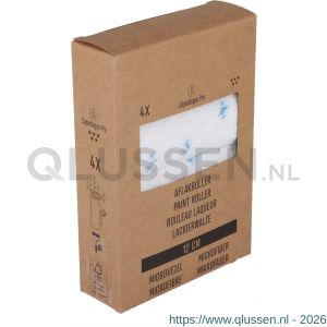 Copenhagen Pro microvezel aflakroller 5* 12 cm 9 mm vacht dubbel dik set 4 stuks 23.310.24