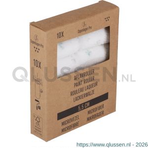 Copenhagen Pro microvezel aflakroller 5* 5.5 cm 5 mm vacht set 10 stuks 23.310.30