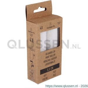 Copenhagen Pro vilt aflakroller 5* 5.5 cm 5 mm vacht set 4 stuks 23.310.41