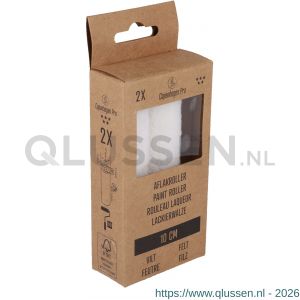 Copenhagen Pro vilt aflakroller 5* 10 cm 5 mm vacht set 2 stuks 23.310.43