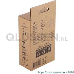Copenhagen Pro MagicCrater aflakroller 5* 11 cm met groef set 2 stuks 23.310.63