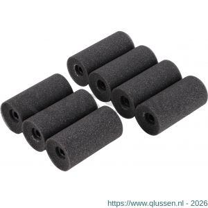 Copenhagen Pro schuim super fijn aflakroller 4* 7 cm concaaf set 7 stuks 23.310.80