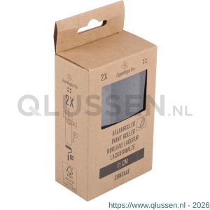 Copenhagen Pro schuim super fijn aflakroller 4* 12 cm concaaf set 2 stuks 23.310.83