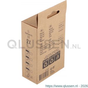 Copenhagen Pro schuim super fijn aflakroller 4* 12 cm concaaf set 2 stuks 23.310.83