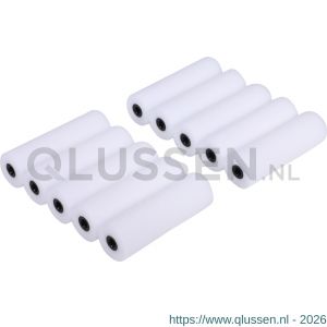 Copenhagen Pro schuim super fijn aflakroller 4* 11 cm recht set 10 stuks 23.310.92
