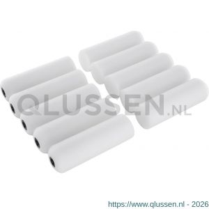 Copenhagen Pro schuim super fijn aflakroller 4* 11 cm beugelzijde rond set 10 stuks 23.311.62