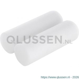Copenhagen Pro schuim super fijn aflakroller 4* 11 cm beugelzijde rond set 2 stuks 23.311.63