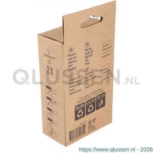 Copenhagen Pro schuim super fijn aflakroller 4* 11 cm ronde top set 2 stuks 23.311.73
