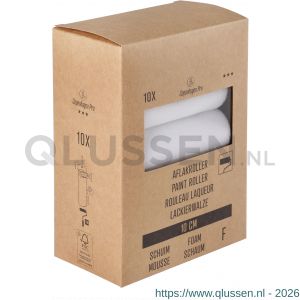 Copenhagen Pro schuim fijn aflakroller 3* 10 cm recht set 10 stuks 23.311.82
