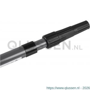 Copenhagen Pro televerlengsteel grijs 1-2 m geepoxeerd metaal kunststof handgreep 23.401.01