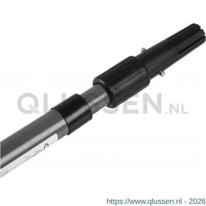 Copenhagen Pro televerlengsteel met clicksyteem 1.10-2 m aluminium kunststof handgreep 23.401.03