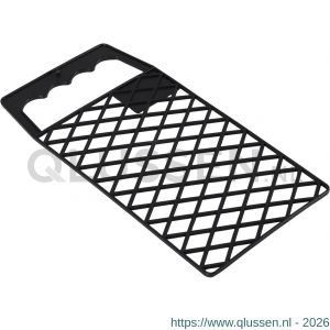 Copenhagen Pro verfrooster klein 12x23 cm zwart kunststof voor 10 cm rollers 23.406.00