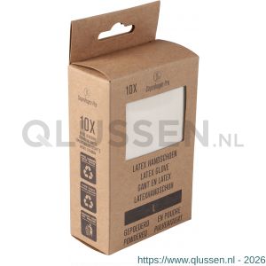 Copenhagen Pro wegwerphandschoen Latex maat L set 10 stuks 23.442.00