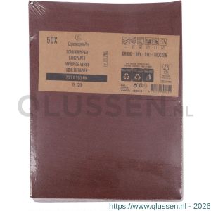 Copenhagen Pro schuurpapier droog K120 set 50 vel 23.500.12