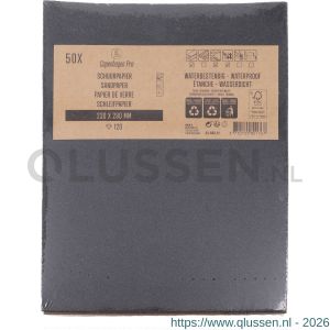 Copenhagen Pro schuurpapier waterproof K120 set 50 vel 23.502.12
