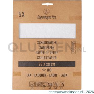 Copenhagen Pro schuurpapier lak K220 set 5 vel 23.506.18