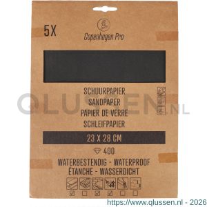 Copenhagen Pro schuurpapier waterproof K400 set 5 vel 23.507.40