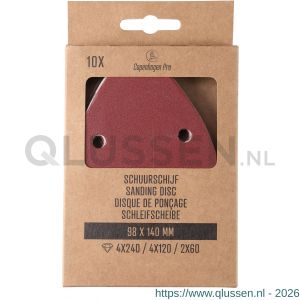 Copenhagen Pro schuurschijf 98x140 mm 3 assorti set 10 stuks 23.509.10