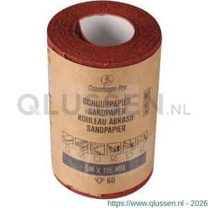 Copenhagen Pro schuurrol droog K60 11,5 cm x 5 m 23.510.06