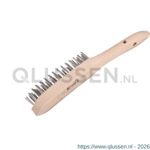 Copenhagen Pro staalborstel gietstaal 5 rijen FSC houten handvat 23.550.05