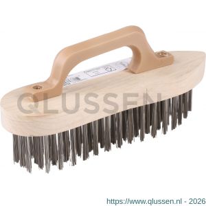 Copenhagen Pro staalborstel Scrub FSC houten handvat 23.551.00